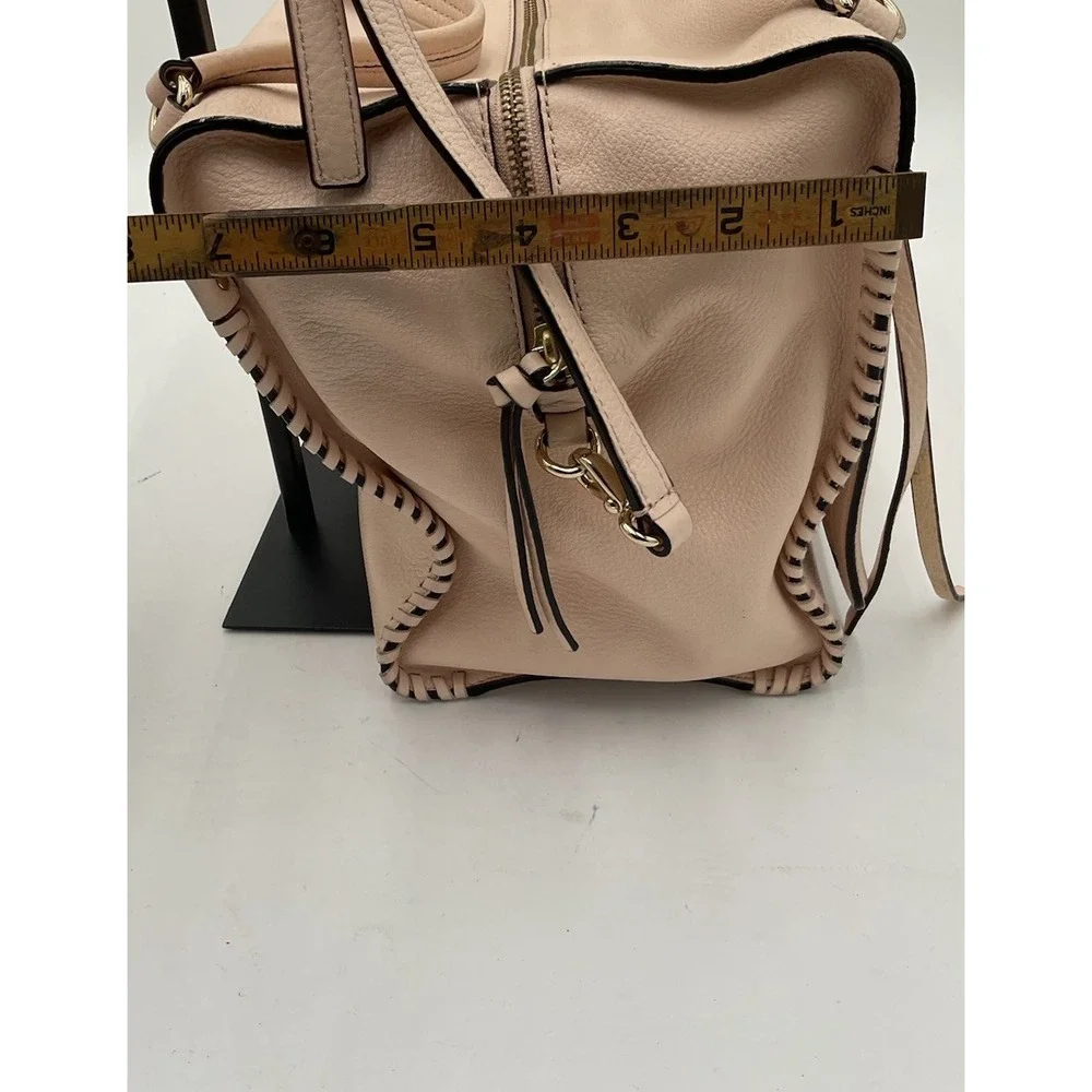 Kate Spade New York Large Leather Light Pink Satchel/crossbody Handbag.